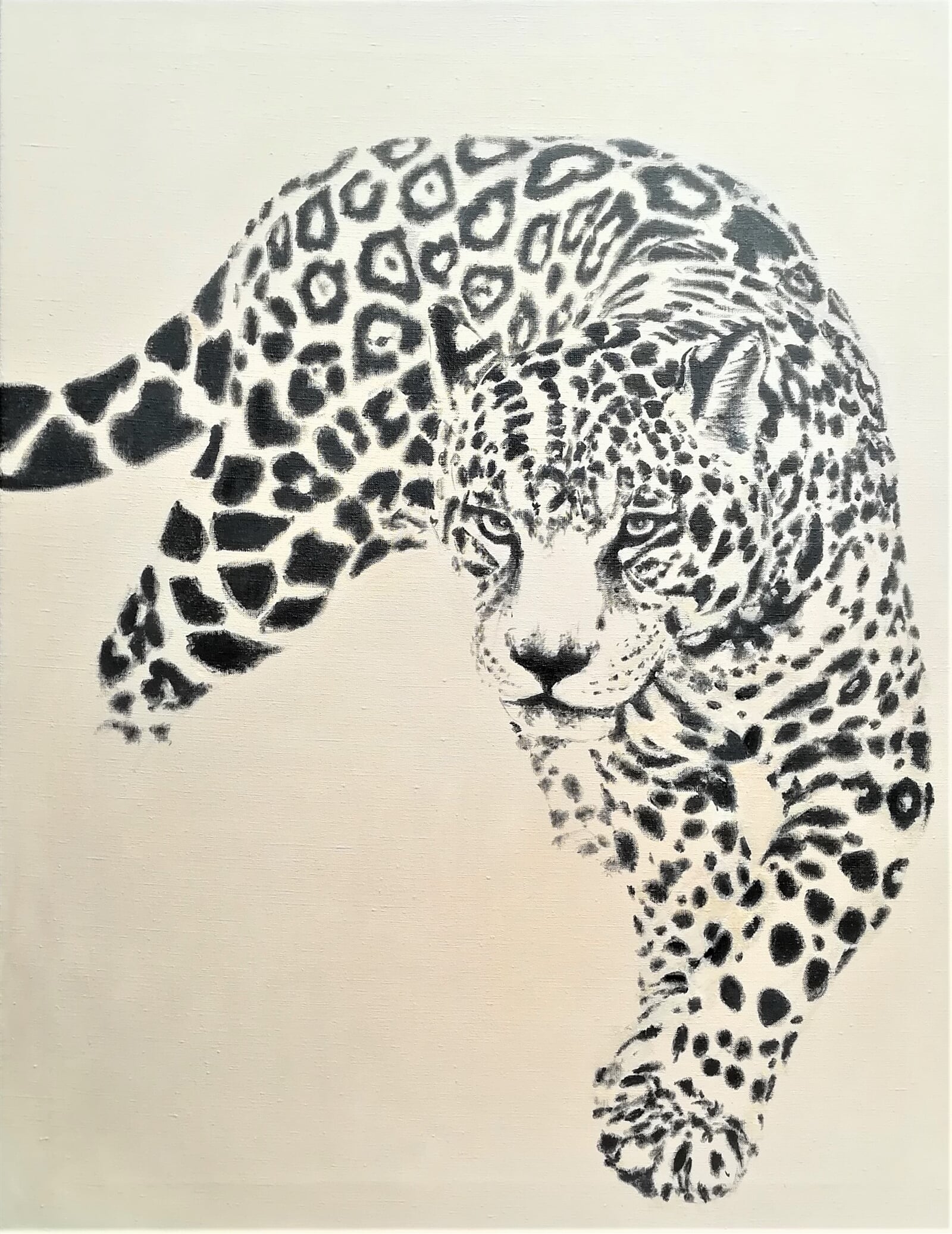 Jana Bayerová: Na lovu IV, 90 × 70 cm