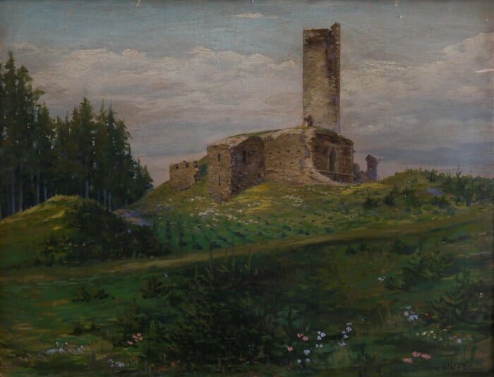 13 487,J. Kopáč, Hrad Orlík 1909