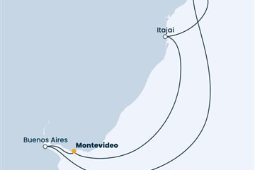 Costa Favolosa - Uruguay, Argentina, Brazílie (Montevideo)