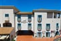Budova hotelu, Siniscola, Sardinie