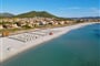 Pláž - letecký pohled, Siniscola, Sardinie