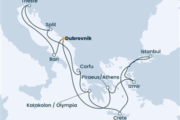 Costa Deliziosa - Itálie, Chorvatsko, Řecko, Turecko (Dubrovník)