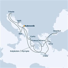 Costa Deliziosa - Itálie, Chorvatsko, Řecko, Turecko (Dubrovník)