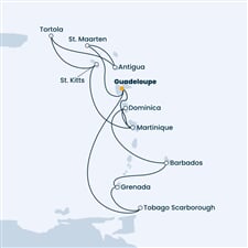 Costa Fortuna - Nizozemské Antily, Trinidad a Tobago, Dominika, Panenské o. (britské) (Pointe-a-Pitre)