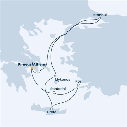 Trasa plavby CFO-ATH07A0B