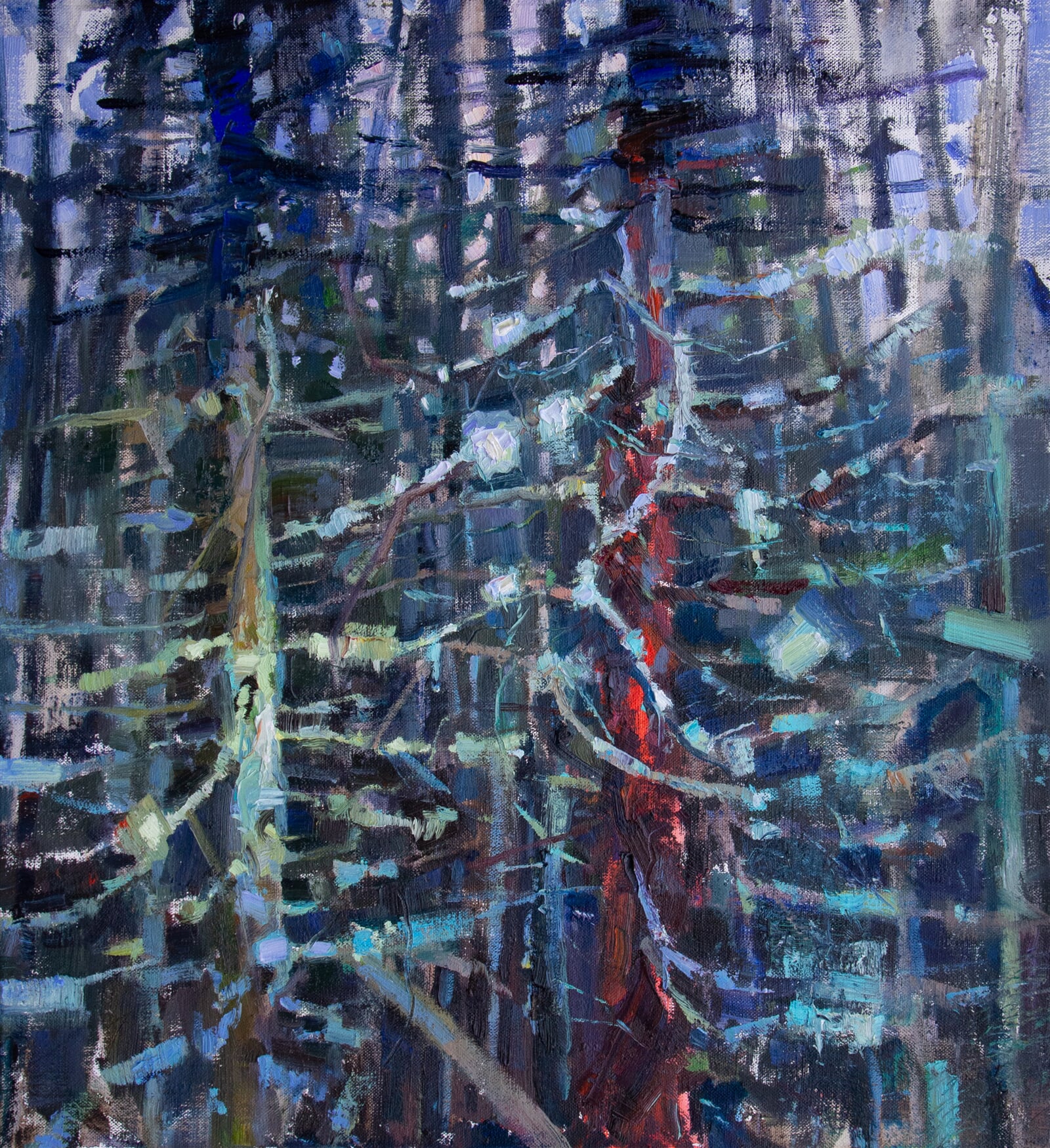Adéla Topolová: Mikroživot, 65 × 55 cm