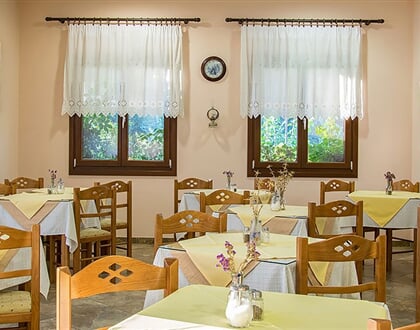 Aparthotel Golden Sun - Samos: fotografie vybavení exteriérů a interiérů ubytování.