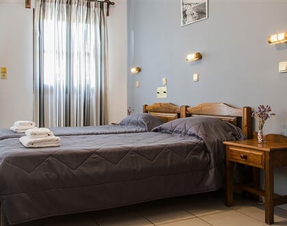 Aparthotel Golden Sun - Samos: fotografie vybavení exteriérů a interiérů ubytování.
