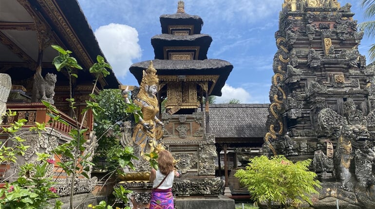 Ubud - chrám Saraswati