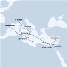 Costa Pacifica - Itálie, Izrael, Kypr, Egypt, Malta, ... (ze Savony)