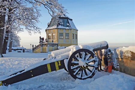 Sasko - Advent v Saském Švýcarsku: pevnost Königstein, Bastei a Hohnstein