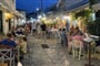 Agios Nikitas - večerní uličky