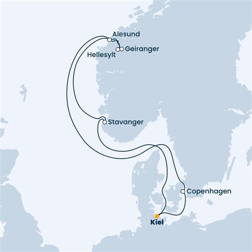 Trasa plavby CDI-KEL07046