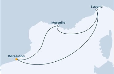 Costa Pacifica - Španělsko, Francie, Itálie (z Barcelony)