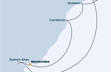 Costa Fascinosa - Uruguay, Argentina, Brazílie (Montevideo)