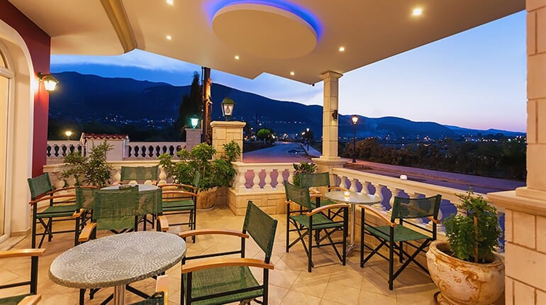 Apartmánový dům Alykes Park Bungalows & Apartments: fotografie vybavení exteriérů a interiérů ubytování.