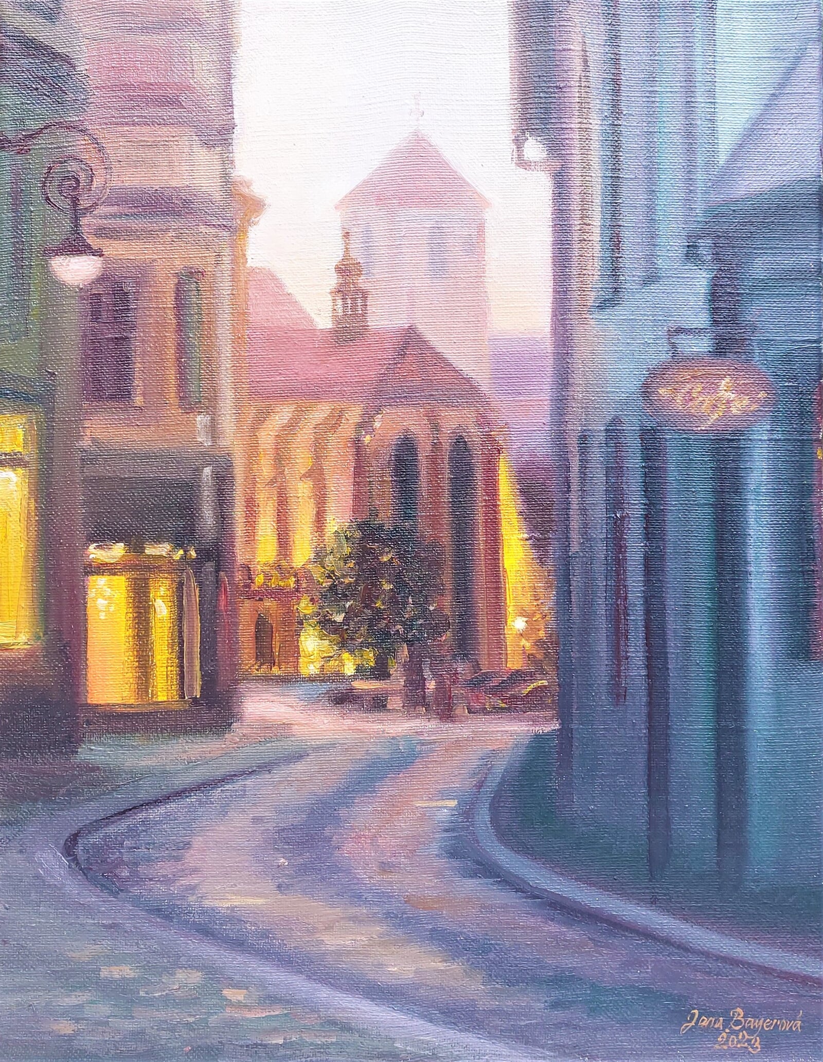 : Boskovický kostel sv. Jakuba staršího, 50 × 45 cm