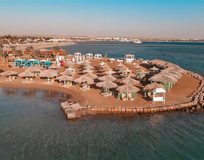 Hotel Lemon & Soul Makadi Garden: fotografie vybavení exteriérů a interiérů ubytování.