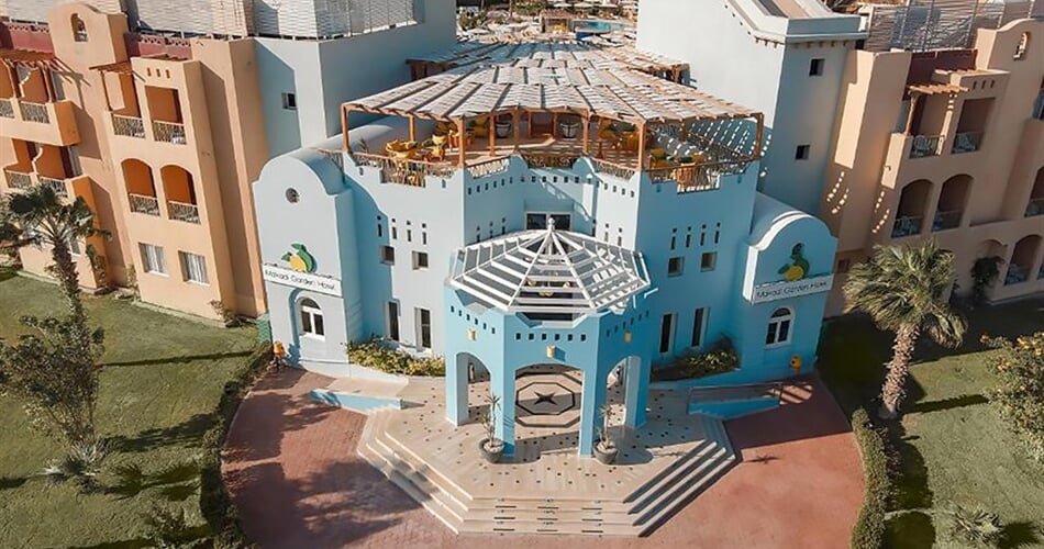 Hotel Lemon & Soul Makadi Garden: fotografie vybavení exteriérů a interiérů ubytování.