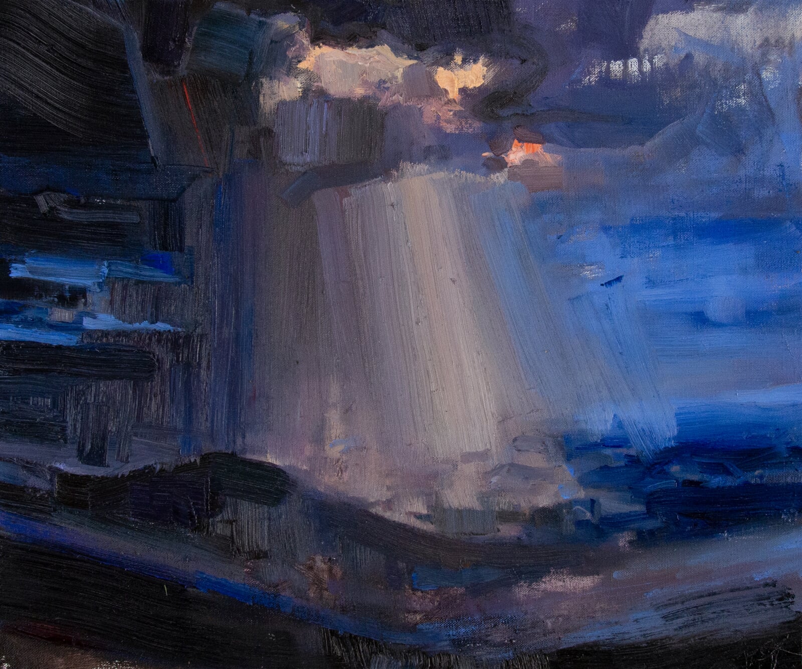 Adéla Topolová: Nebeské peklo, 50 × 60 cm