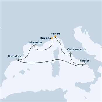 Trasa plavby CSM-SVN06A0T