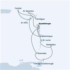 Costa Fortuna - Nizozemské Antily, Panenské o. (britské), Trinidad a Tobago (Pointe-a-Pitre)