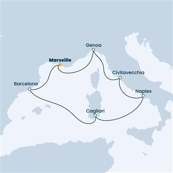 Trasa plavby CTO-MRS07A37