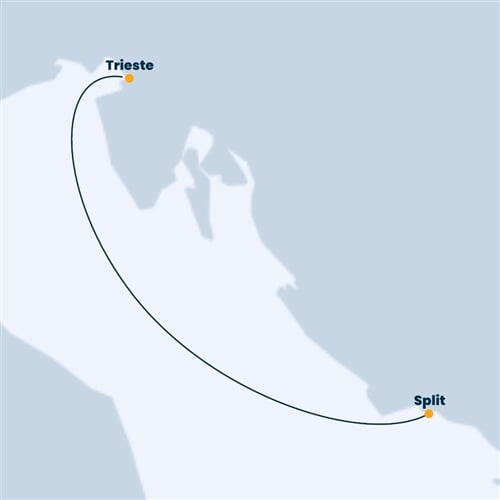 Trasa plavby CDE-TRS01A01
