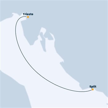 Trasa plavby CDE-TRS01A01