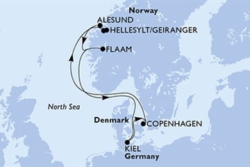 MSC Euribia - Německo, Dánsko, Norsko (z Kielu)