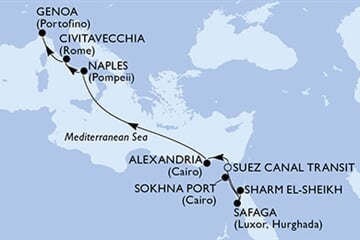 MSC Musica - Egypt, Itálie (Ain El Soukhna )