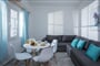 Apartmánový dům Elena's Beach Garden: fotografie vybavení exteriérů a interiérů ubytování.
