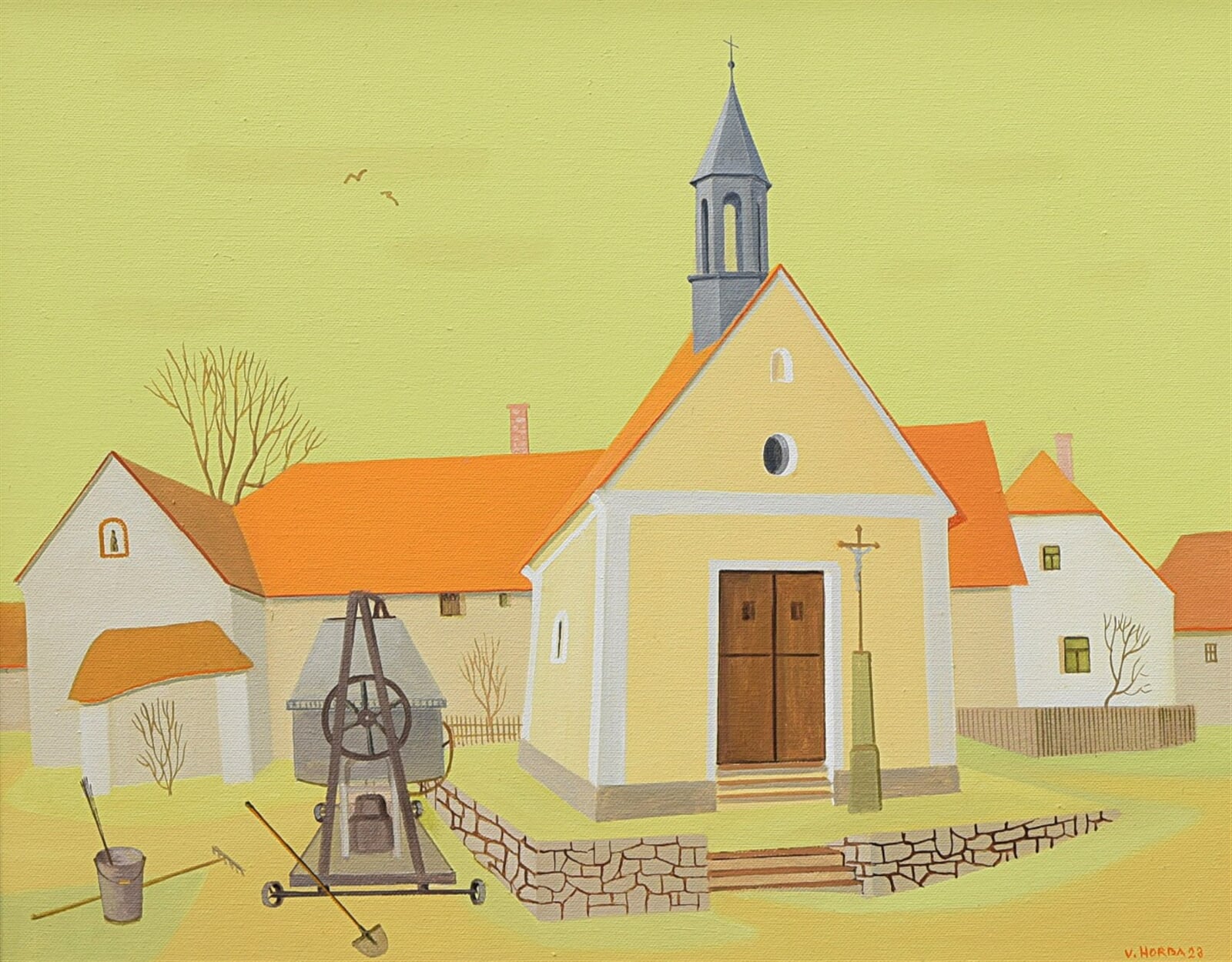 Valentin Horba: Pamětice, 40 × 50 cm