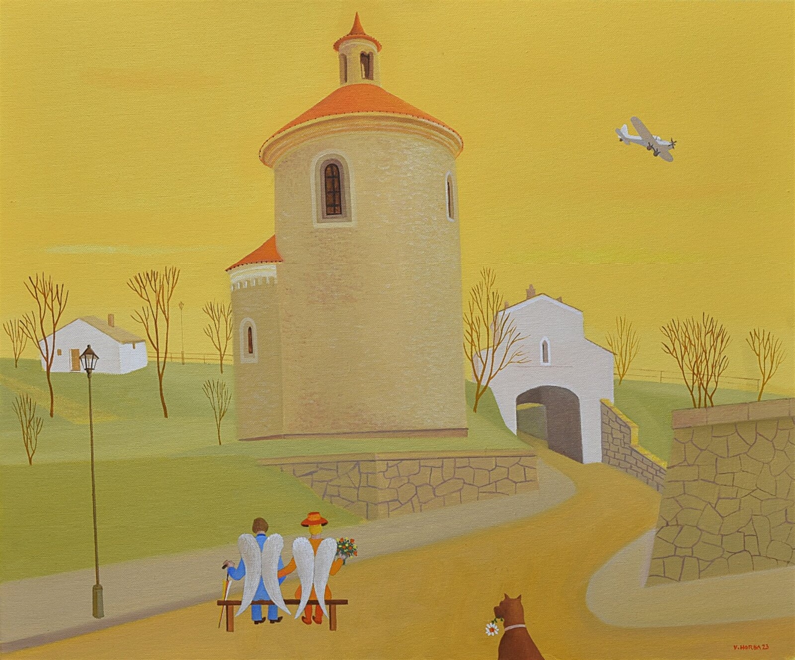 Valentin Horba: Čekání na?, 50 × 60 cm