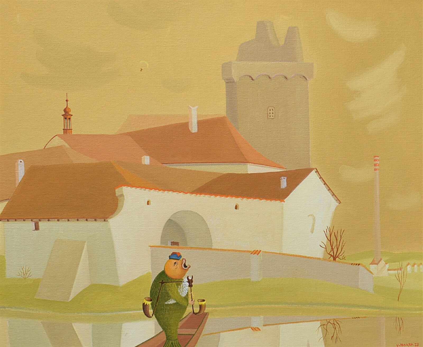 Valentin Horba: Rybovka, 40 × 50 cm