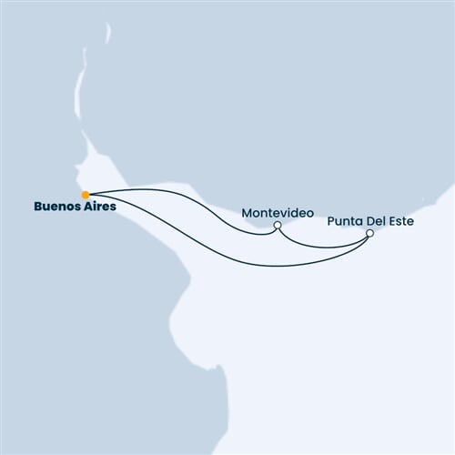 Trasa plavby CFS-BUE03089