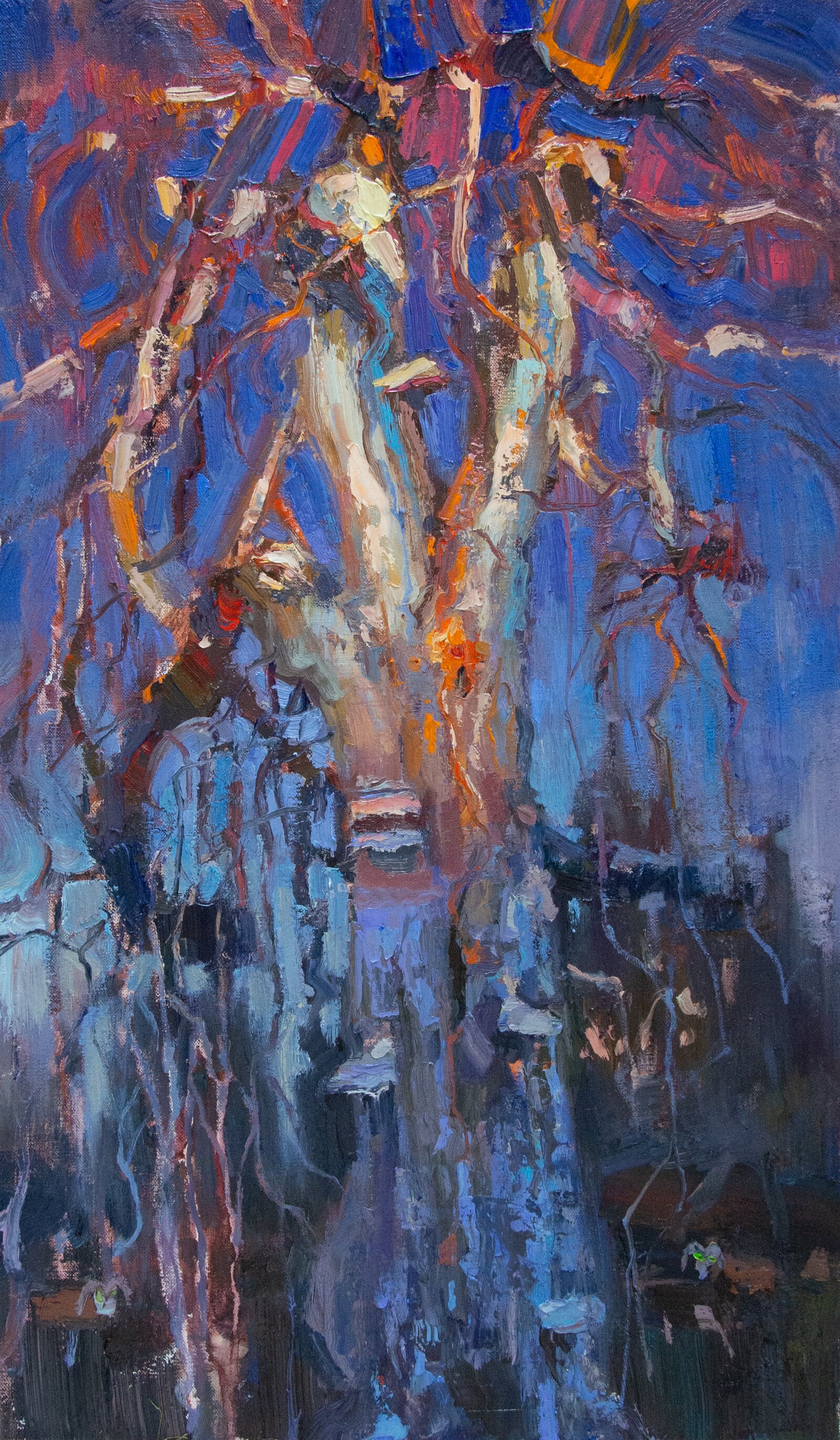 Adéla Topolová: Duch opouští, 85 × 50 cm
