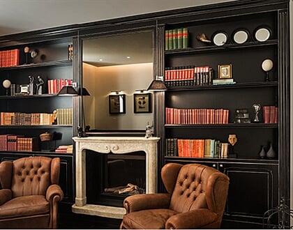 Knihova, Cagliari, Sardinie