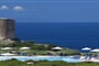 Bazén se strážní věží, Isola Rossa, Sardinie
