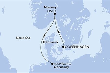 MSC Preziosa - Dánsko, Norsko, Německo (z Kodaně)