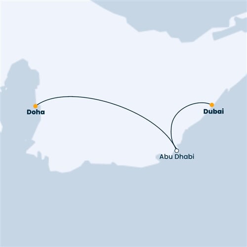 Trasa plavby CTO-DXB03A06