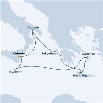 Trasa plavby CFS-CTA07A06