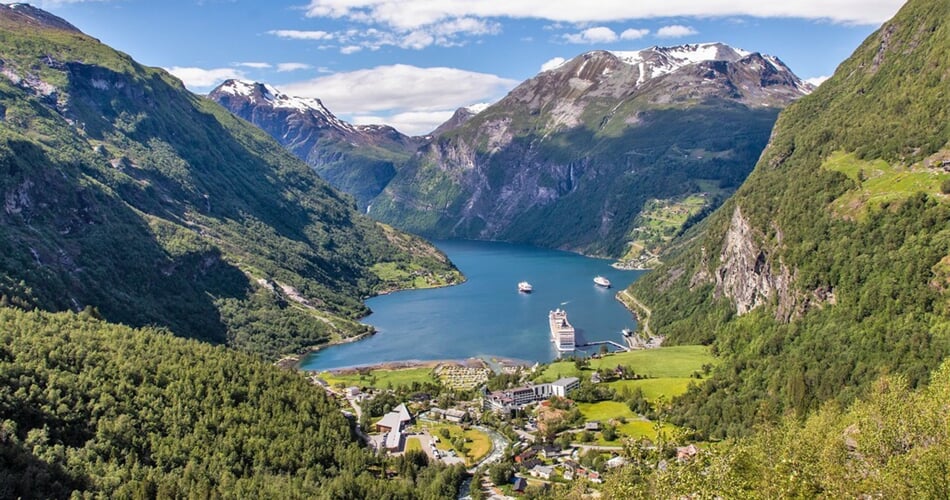 Geirangerfjord v Norsku