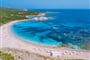 Pláž La Licciola, Santa Teresa di Gallura, Sardinie