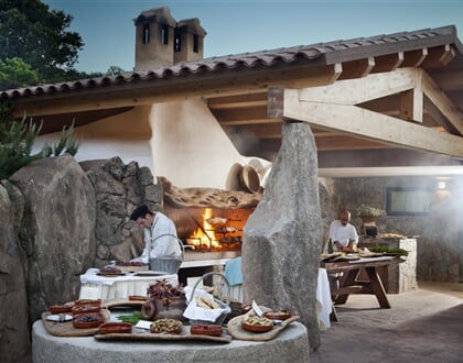 Restaurace LI CIUSONI - Valle della Erica La Licciola, Santa Teresa di Gallura, Sardinie