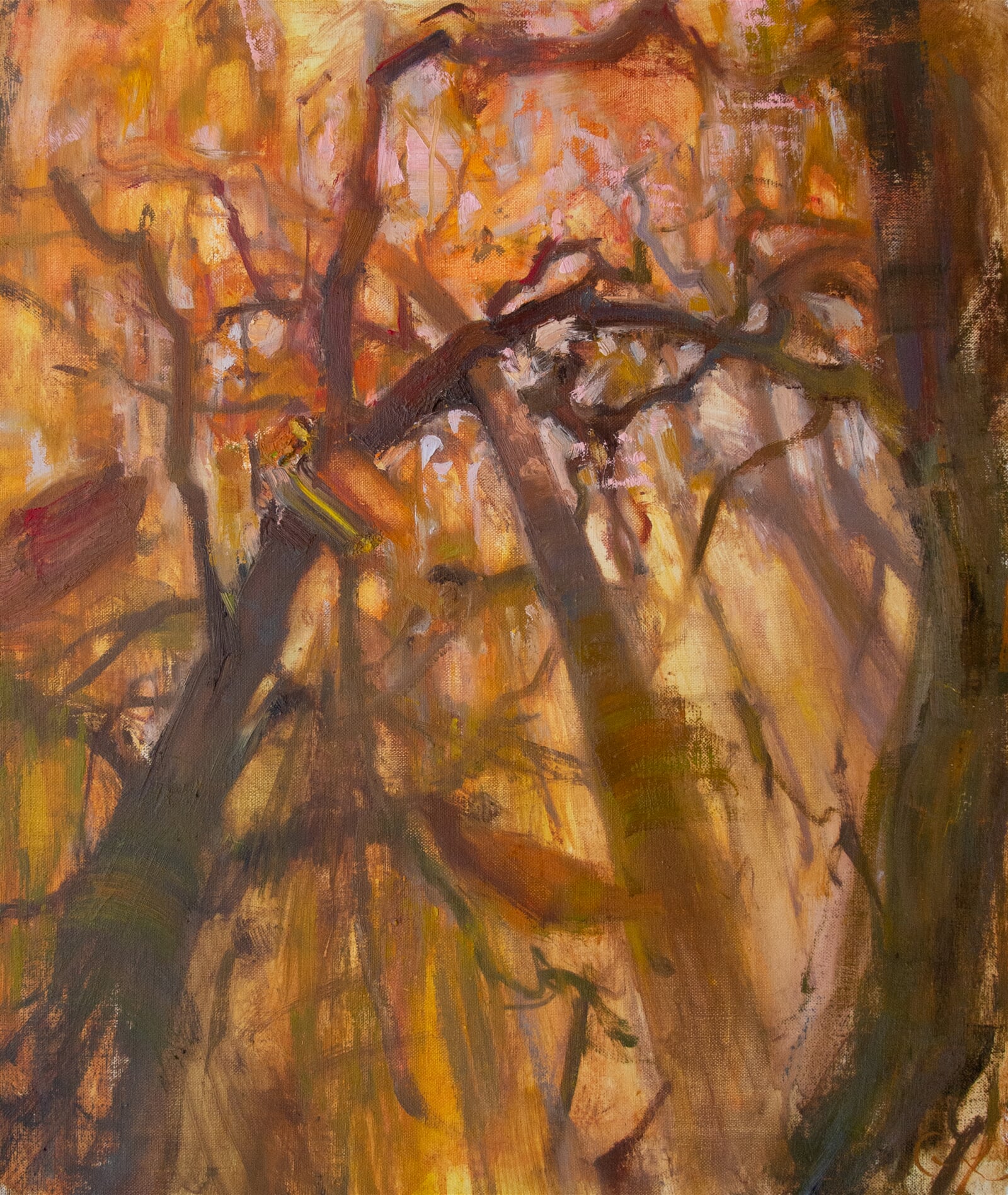 Adéla Topolová: Zapleteno, 65 × 55 cm