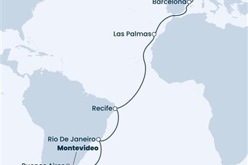 Costa Fascinosa - Uruguay, Argentina, Brazílie, Španělsko, Francie, ... (Montevideo)