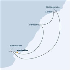 Costa Fascinosa - Uruguay, Argentina, Brazílie (Montevideo)