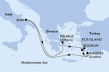 MSC Opera - Řecko, Turecko, Itálie (z Pirea)
