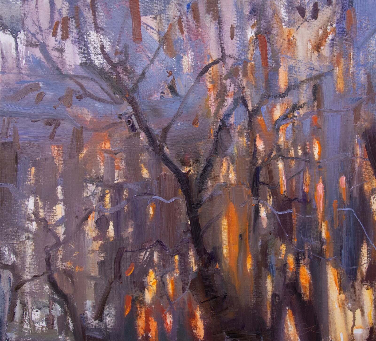 Adéla Topolová: Strom přání, 55 × 50 cm